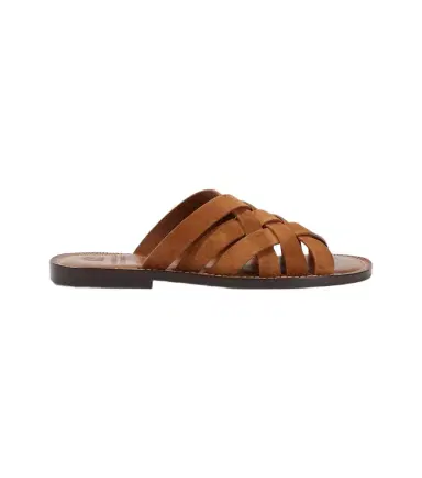 Brunello Cucinelli Woven suede sandals | Thumbnail 1