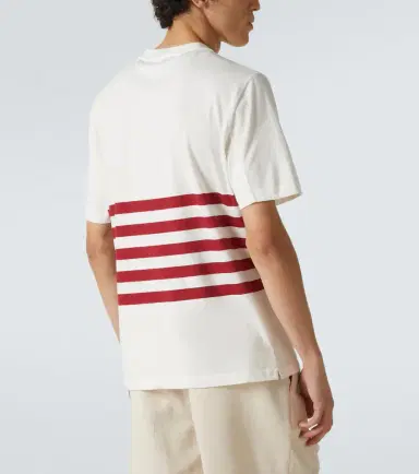 Brunello Cucinelli Striped cotton jersey T-shirt | Thumbnail 2
