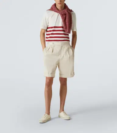 Brunello Cucinelli Striped cotton jersey T-shirt | Thumbnail 5