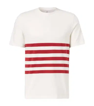Brunello Cucinelli Striped cotton jersey T-shirt | Thumbnail 1