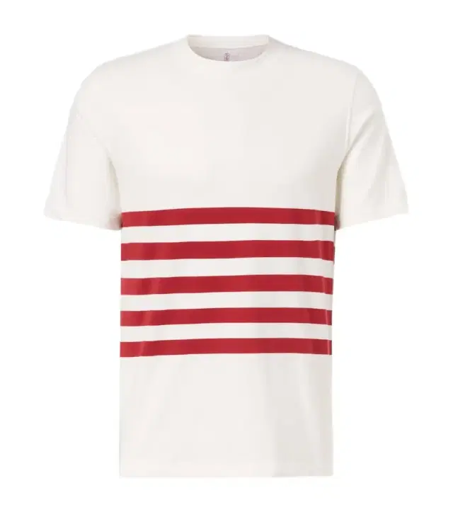Striped cotton jersey T-shirt