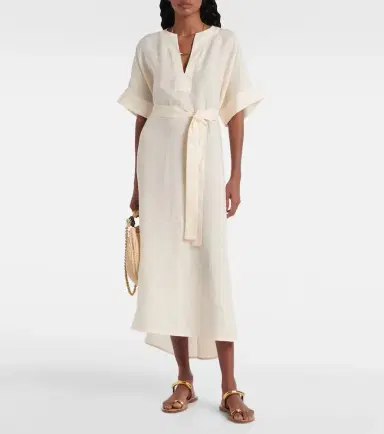 Eres Bibi linen kaftan | Thumbnail 2