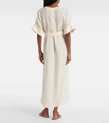 Eres Bibi linen kaftan | Thumbnail 3