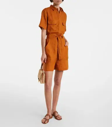 Eres Genereux linen romper | Thumbnail 3
