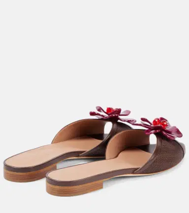 Malone Souliers Cyd crystal-embellished raffia slides | Thumbnail 5
