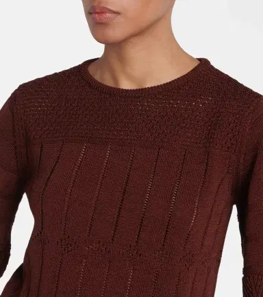 Eres Rêverie open-knit cotton-blend top | Thumbnail 2