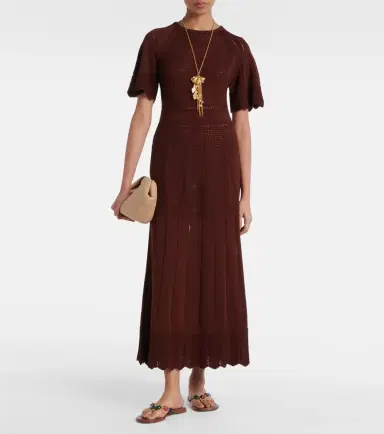 Eres Imaginaire cotton-blend maxi dress | Thumbnail 2