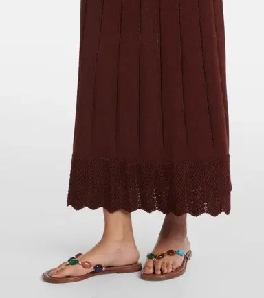Eres Imaginaire cotton-blend maxi dress | Thumbnail 3