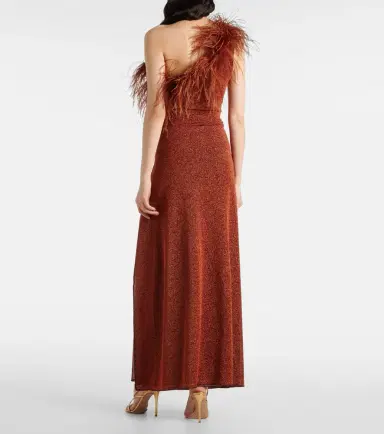 Oseree Oséree Lumière Plumage maxi dress | Thumbnail 4