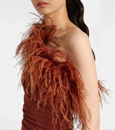 Oseree Oséree Lumière Plumage maxi dress | Thumbnail 6