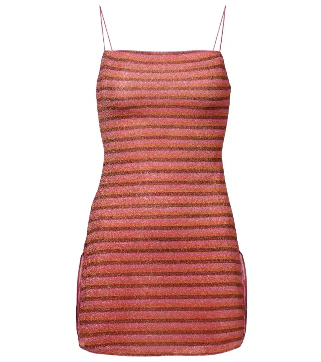 Oseree Oséree Lumière striped minidress