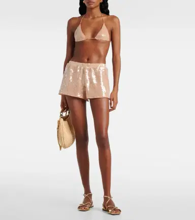 Oséree Oséree Marylin sequined shorts | Thumbnail 3