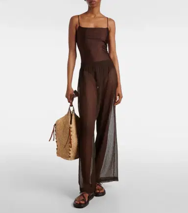 JADE SWIM Mika high-rise straight pants | Thumbnail 5