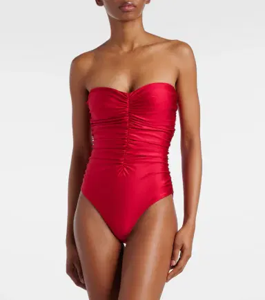 JADE SWIM Yara ruched swimsuit | Thumbnail 5