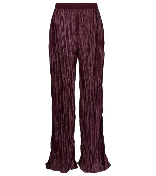 JADE SWIM Amaya sheer wide-leg pants