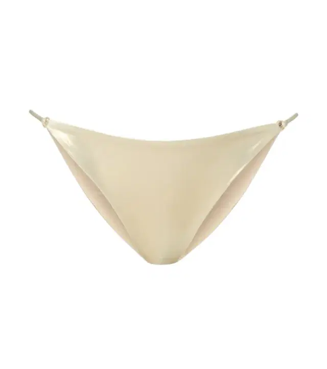 JADE SWIM Aria metallic bikini bottoms