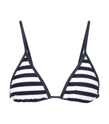 JADE SWIM Via striped terry bikini top | Thumbnail 1