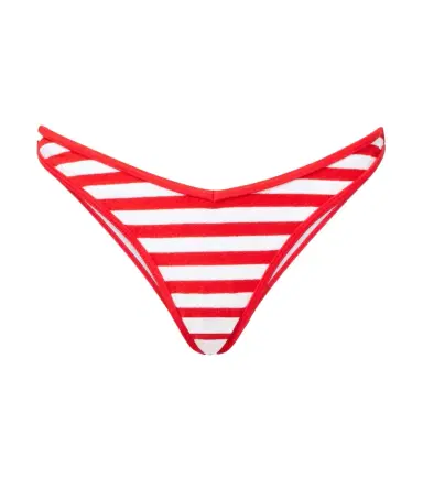 JADE SWIM Vera striped terry bikini bottoms | Thumbnail 1