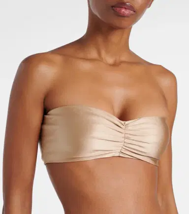 Jade Swim Ava ruched bikini top | Thumbnail 3