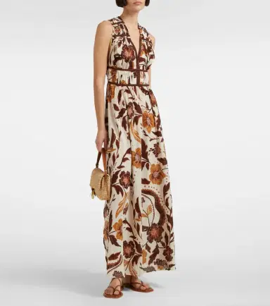 Poupette St Barth Chiara floral cotton maxi dress | Thumbnail 4