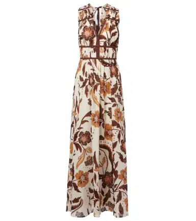 Poupette St Barth Chiara floral cotton maxi dress | Thumbnail 1