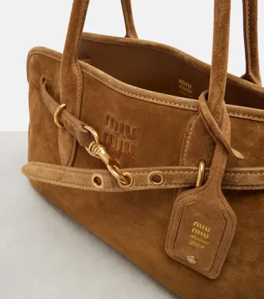 Miu Miu Adventure suede tote bag | Thumbnail 3