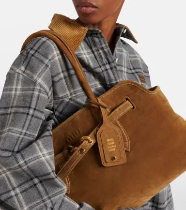 Miu Miu Adventure suede tote bag | Thumbnail 5