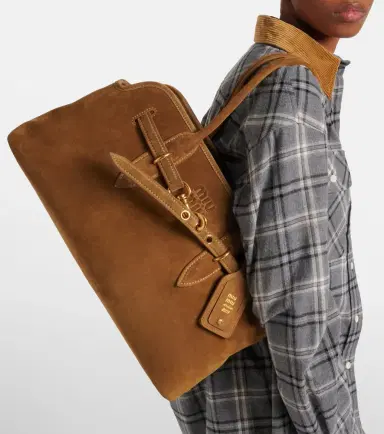 Miu Miu Adventure suede tote bag | Thumbnail 7