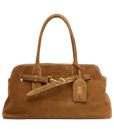 Miu Miu Adventure suede tote bag | Thumbnail 1