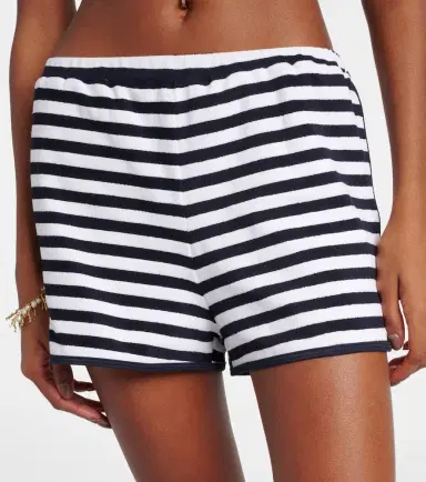 JADE SWIM Striped terry shorts | Thumbnail 3