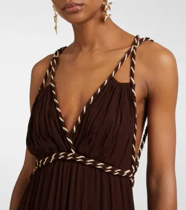 Poupette St Barth Collette open-back maxi dress | Thumbnail 5