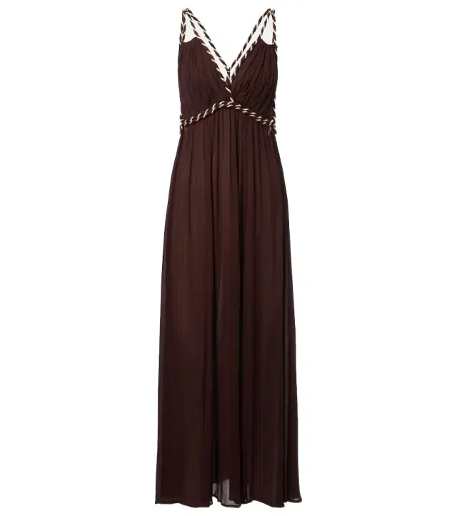 Poupette St Barth Collette open-back maxi dress