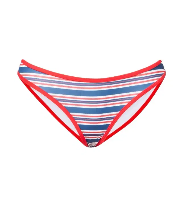 JADE SWIM Most Wanted striped bikini bottoms