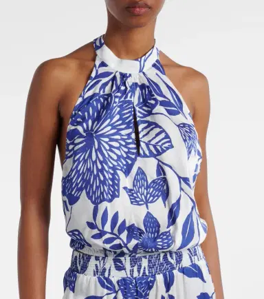 Poupette St Barth Cleo cropped top | Thumbnail 4