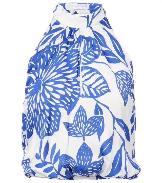 Poupette St Barth Cleo cropped top