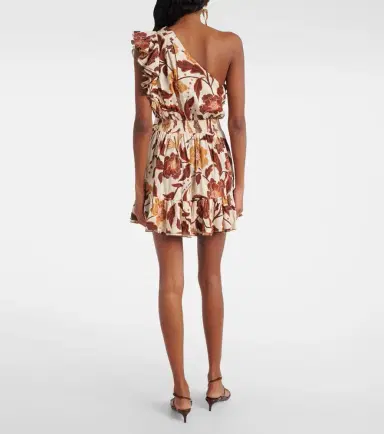 Poupette St Barth Corinne floral ruffled cotton minidress | Thumbnail 5
