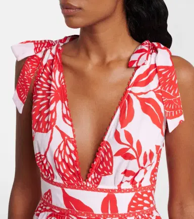 Poupette St Barth Cara cotton minidress | Thumbnail 2