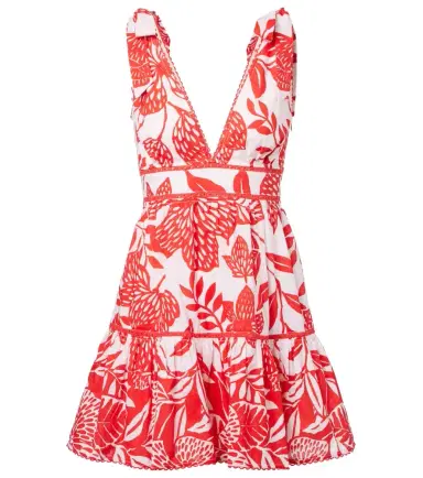 Poupette St Barth Cara cotton minidress | Thumbnail 1