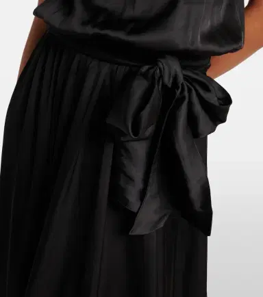 Poupette St Barth Nina satin gown | Thumbnail 2