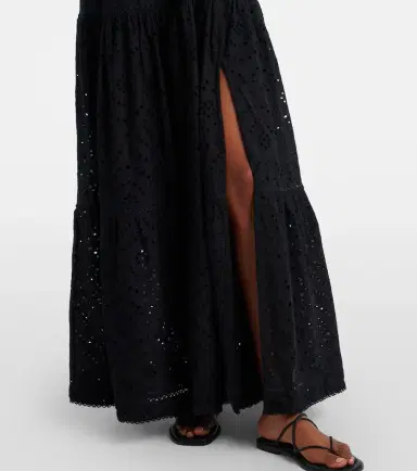 Poupette St Barth Perla embroidered cotton maxi dress | Thumbnail 3