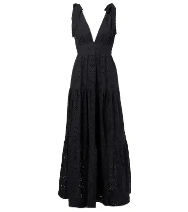 Poupette St Barth Perla embroidered cotton maxi dress | Thumbnail 1