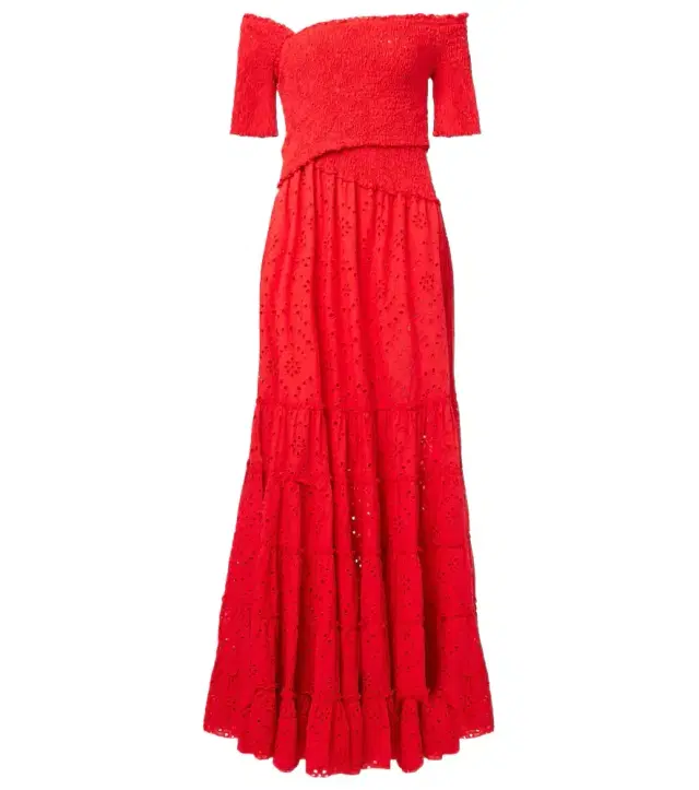 Poupette St Barth Soledad floral cotton maxi dress