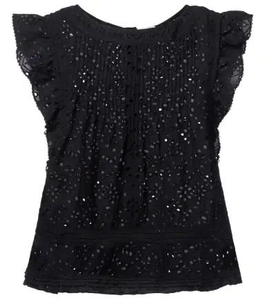 Poupette St Barth Broderie anglaise cotton top | Thumbnail 1