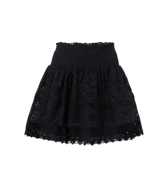 Poupette St Barth Galia broderie anglaise cotton miniskirt