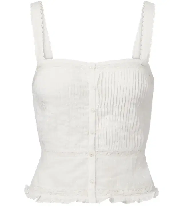 Poupette St Barth Top Berry cropped cotton blouse