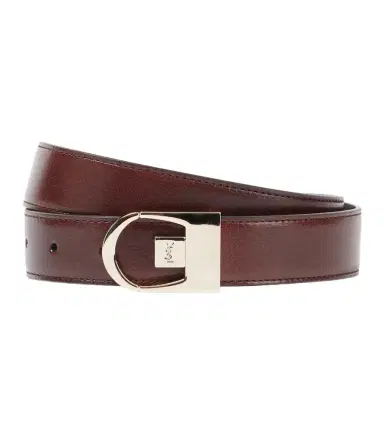 Saint Laurent Reversible leather belt | Thumbnail 1