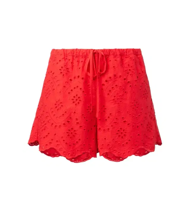 Poupette St Barth Broderie anglaise cotton shorts