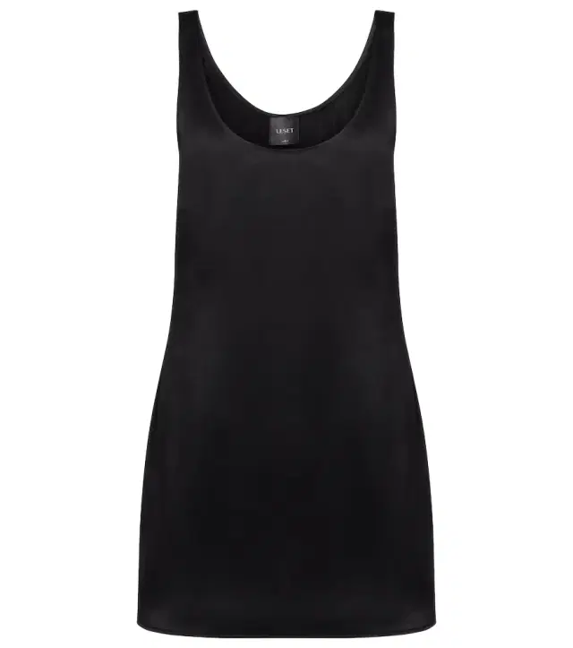 Barb satin slip dress