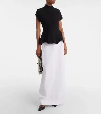 Khaite Lucian cotton poplin maxi skirt | Thumbnail 4 Khaite Lucian cotton poplin maxi skirt | Thumbnail 4