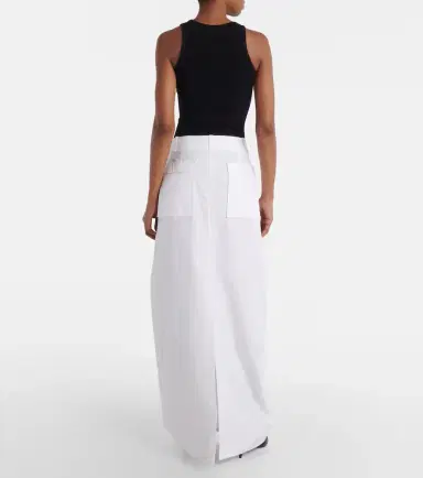 Khaite Lucian cotton poplin maxi skirt | Thumbnail 5 Khaite Lucian cotton poplin maxi skirt | Thumbnail 5